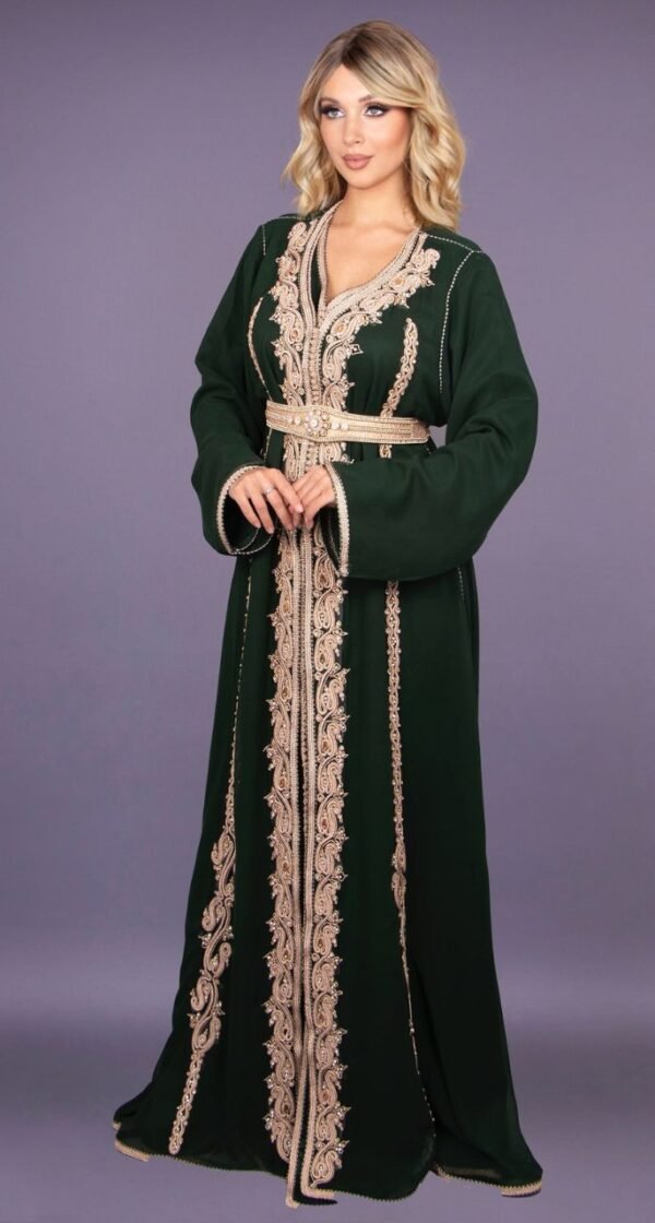 Caftan algérien vert original