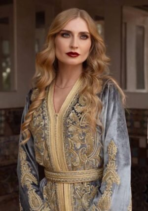 Caftan de mariage algérien moderne